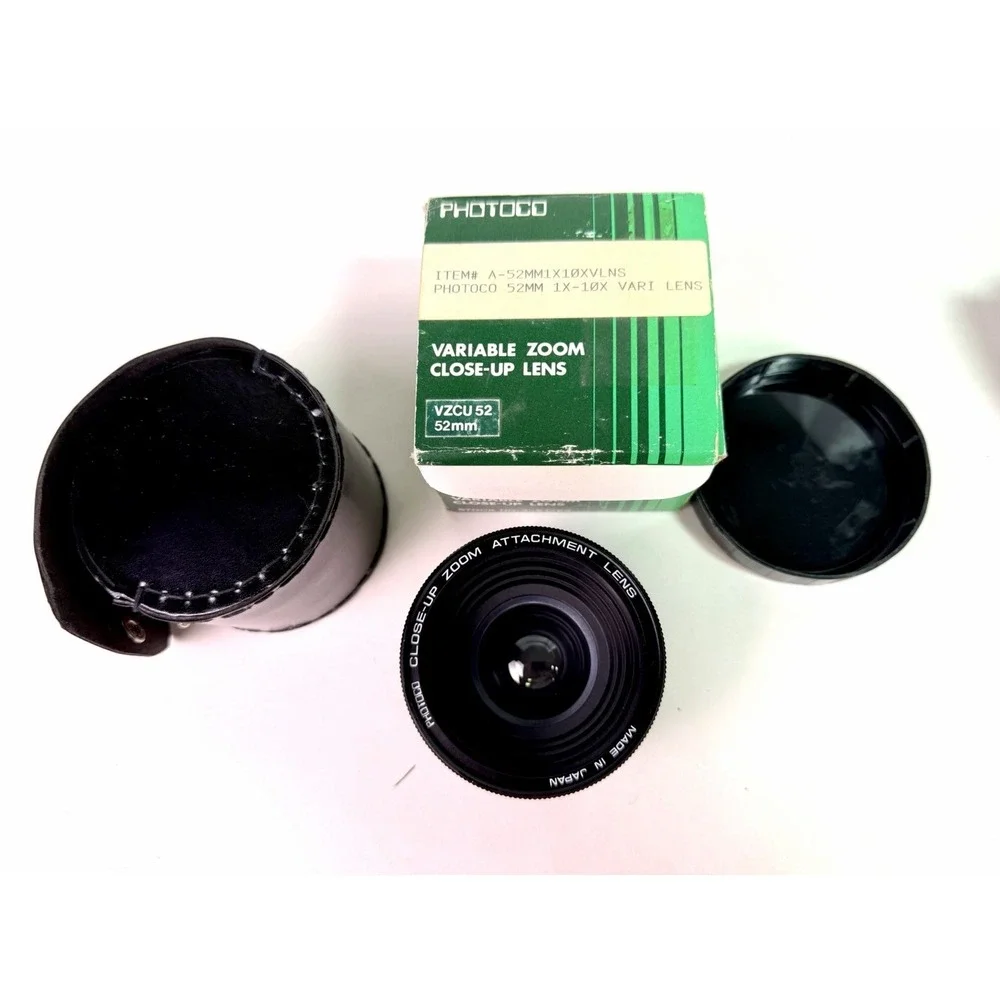 Canon AE-1 Program 35mm SLR Camera FD 50mm Lens 80-200mm Flash Kit Extras READ v